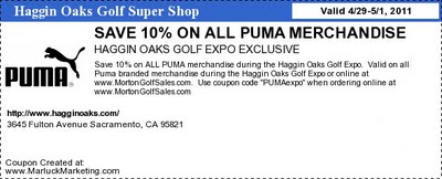 puma golf coupon code