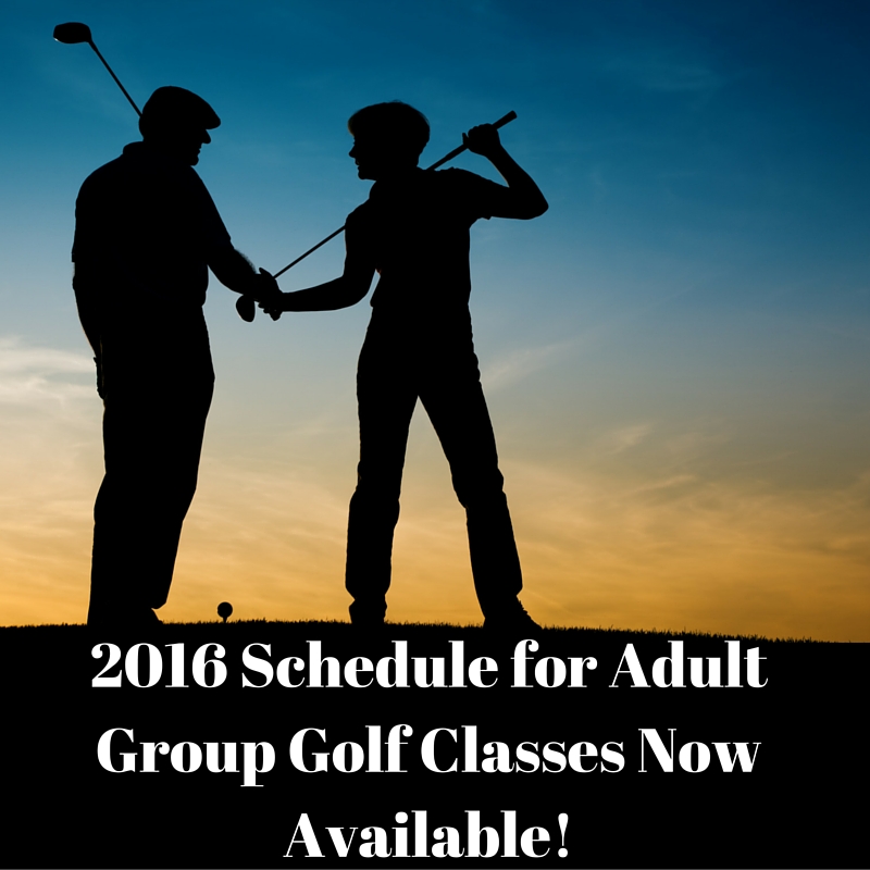 2016 Adult Class Schedule Now Available