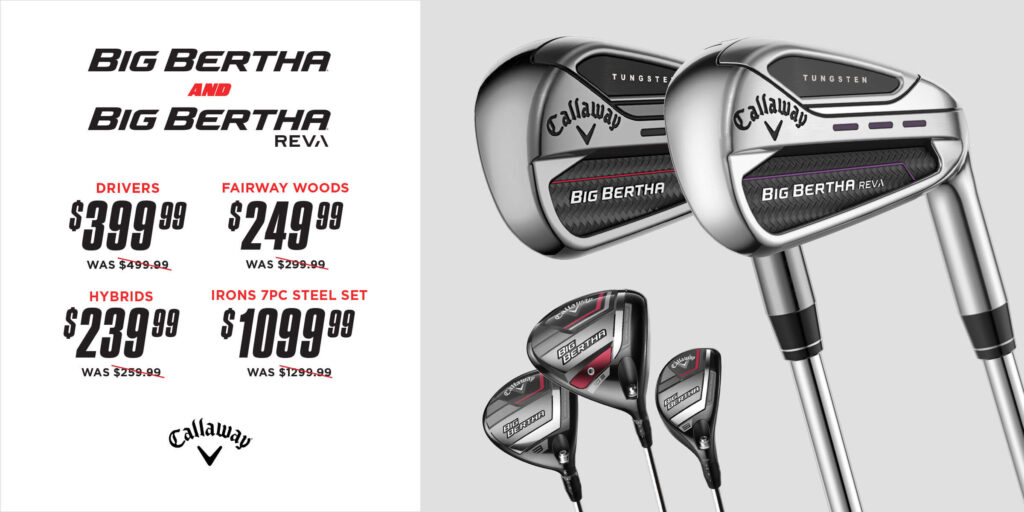 Price drop on Big Bertha and Big Bertha Reva