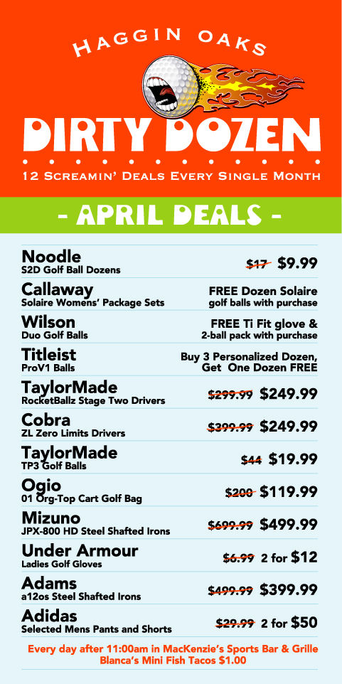 April 2013 Dirty Dozen Sale at Haggin Oaks