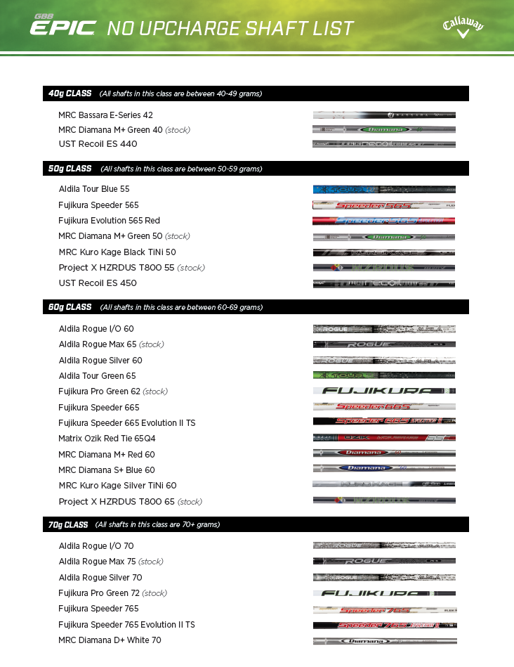 epic-no-upcharge-shaft-list