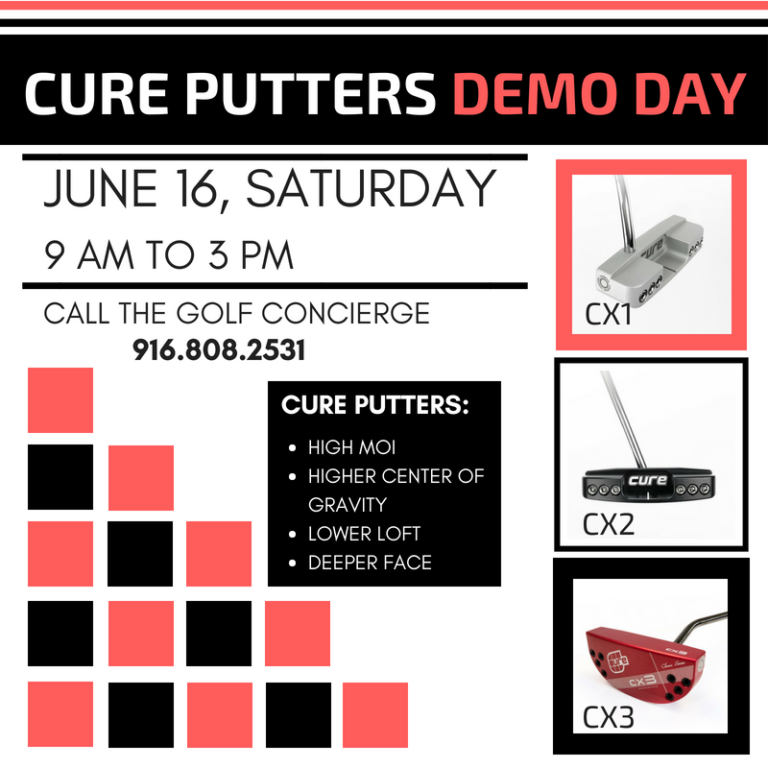 Cure Putters Demo Day on June 16 Haggin Oaks
