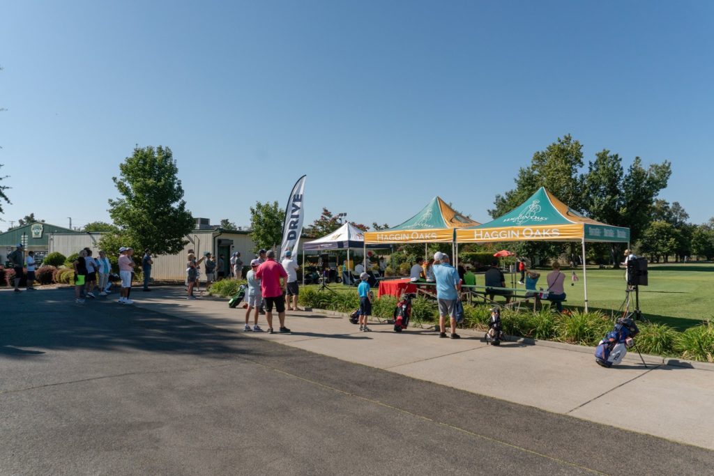 The first tee on the MacKenzie Golf Course during the sub-regional qualifier of Drive, Chip & Putt at Haggin Oaks on August 13, 2019.