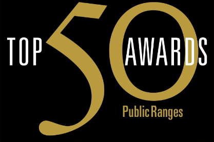 Top 50 Awards - Public Ranges by the GRAA