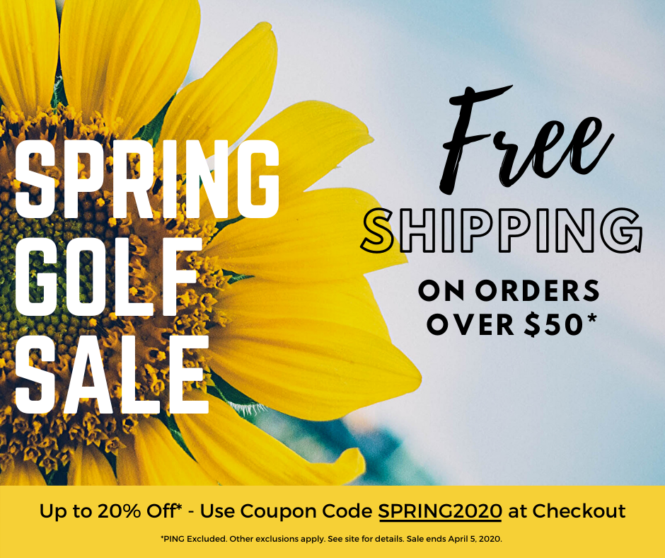 Spring Golf Sale at MortonGolfSales.com Savings Up to 20% Off - Now through April 5, 2020