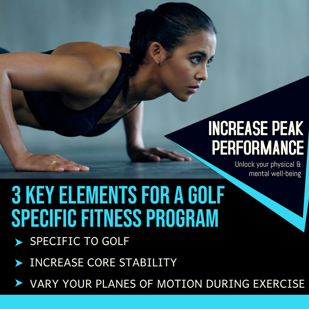 3 Key Elements to Consider When Creating a Golf Specific Fitness