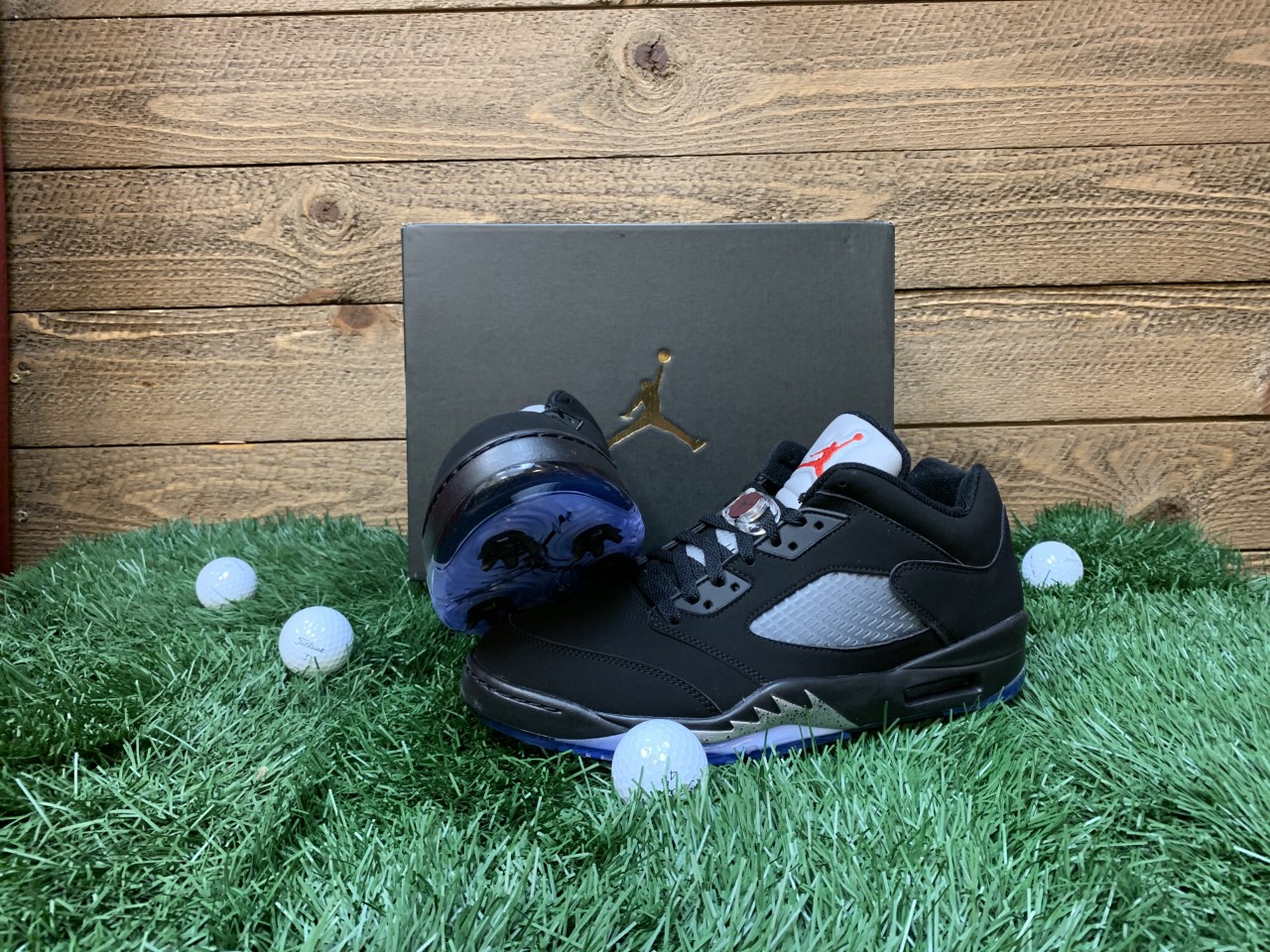 All About The AllNew Black/Metallic Nike Air Jordan 5 Retro Golf Shoe