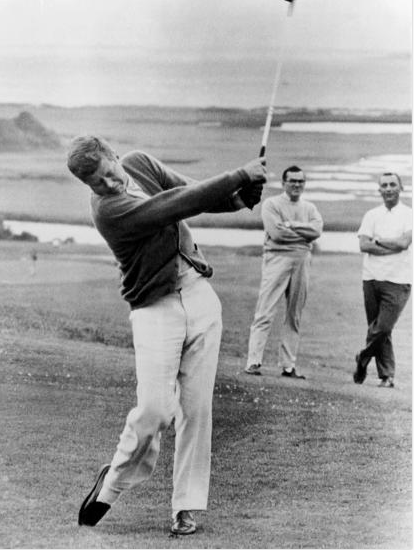 John F. Kennedy golfing