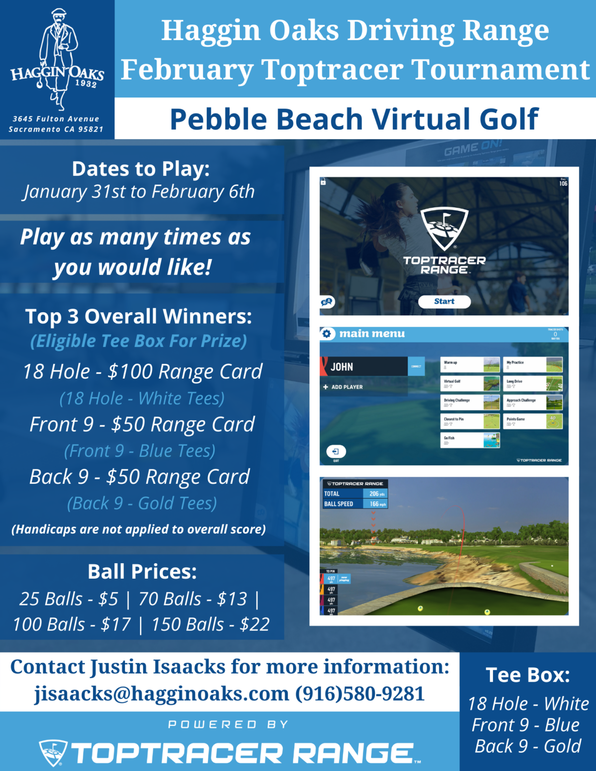 Weekly Recap Pebble Beach Virtual Tournament Starts Tomorrow Haggin Oaks