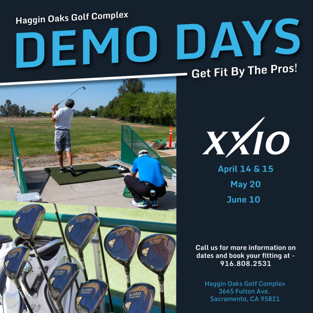 3 Days Until XXIO Demo Days At Haggin Oaks