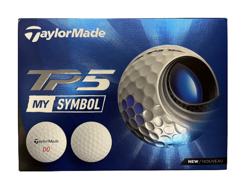 TaylorMade TP5 My Symbol #00 Golf Balls