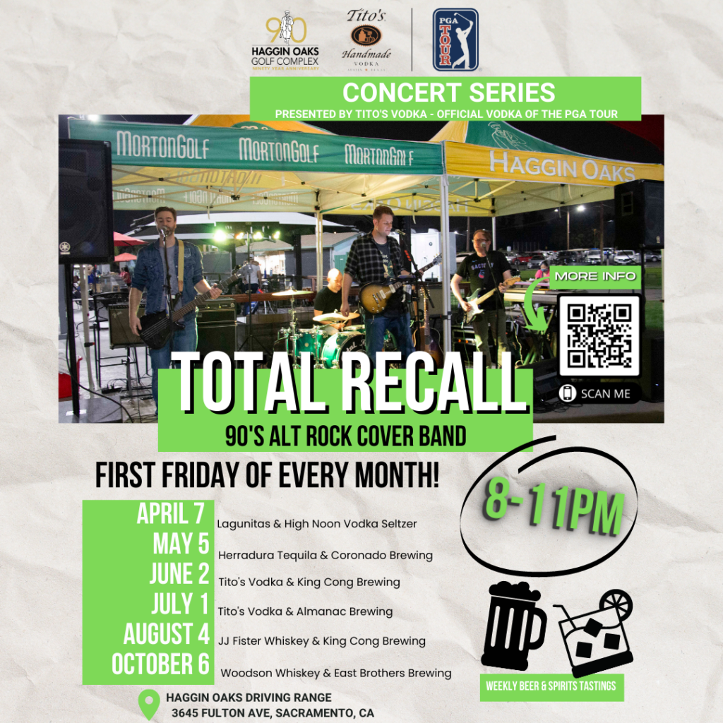 Total Recall is coming back this year to The Haggin Oaks Driving Range!