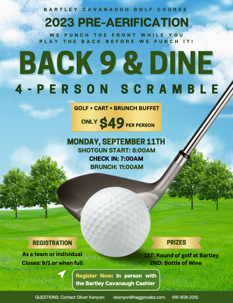 Sign up for 9 & Dine at Bartley Cavanaugh!