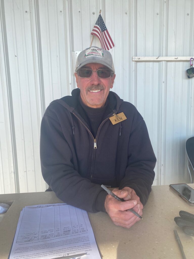 Ken Bennett working at the cart barn at Haggin Oaks,