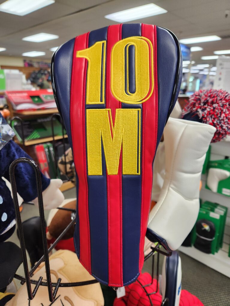 Vintage Lionel Messi Number 10 Barcelona Driver Cover with 10M embroidered 