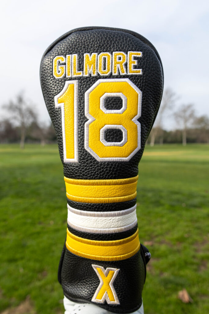 Vintage Happy Gilmore Hockey Jersey Hybrid Head Cover with Gilmore 18 embroidered 