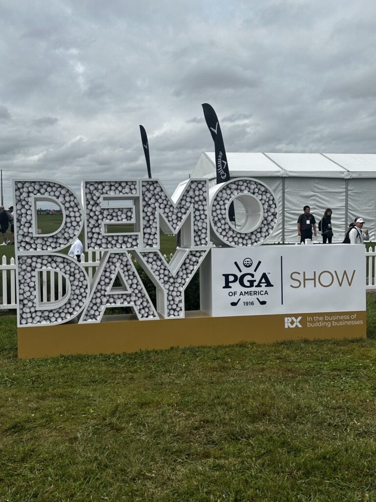 2024 PGA Show Demo Day Sign