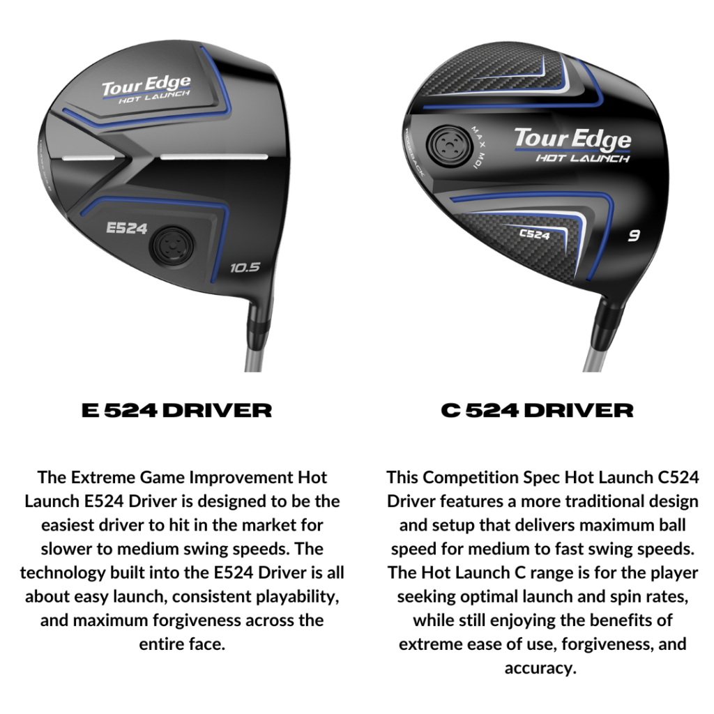 Tour Edge Hot Launch 524 Line Now Available