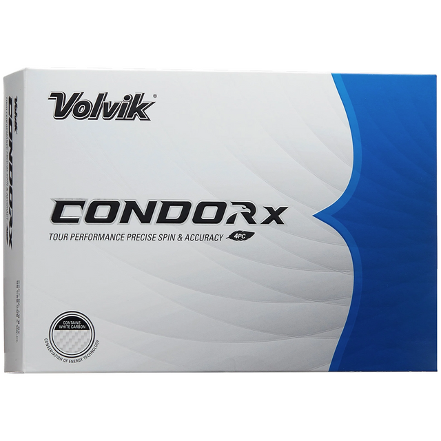Front View of White and Blue Volvik Condor X Box