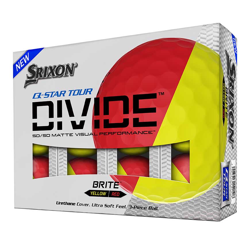 SRIXON Q STAR TOUR DIVIDE GOLF BALLS 1 DOZEN – BRITE