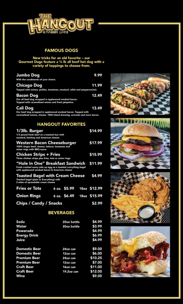 The Hangout Menu