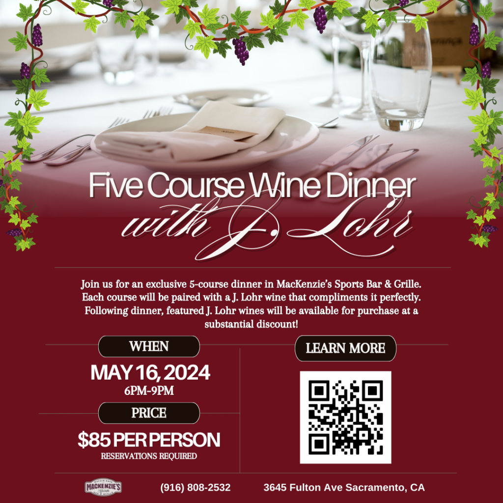 5 Course Wine Dinner with J Lohr