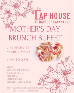 Pink Background with Pink Flowers and Strawberry French Toast