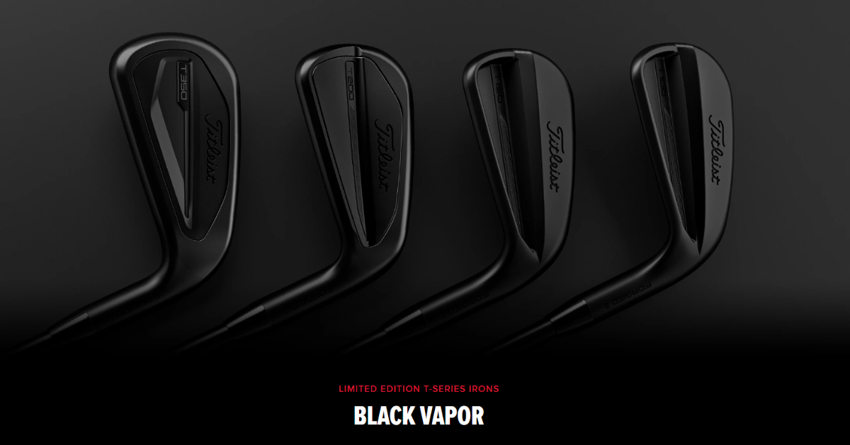 Titleist Limited Edition Black T-Series Irons - Haggin Oaks