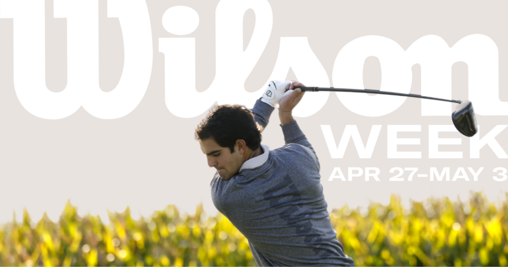 It’s Wilson Golf Week at Haggin Oaks!