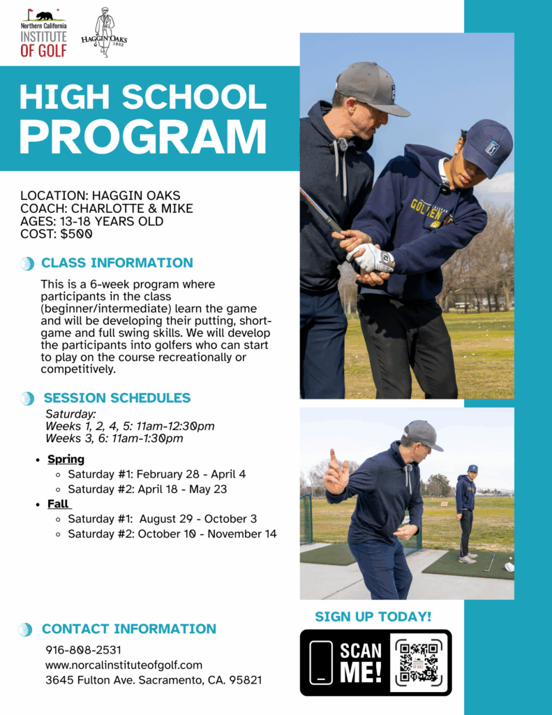 A flyer for High School Program with information and dates.
