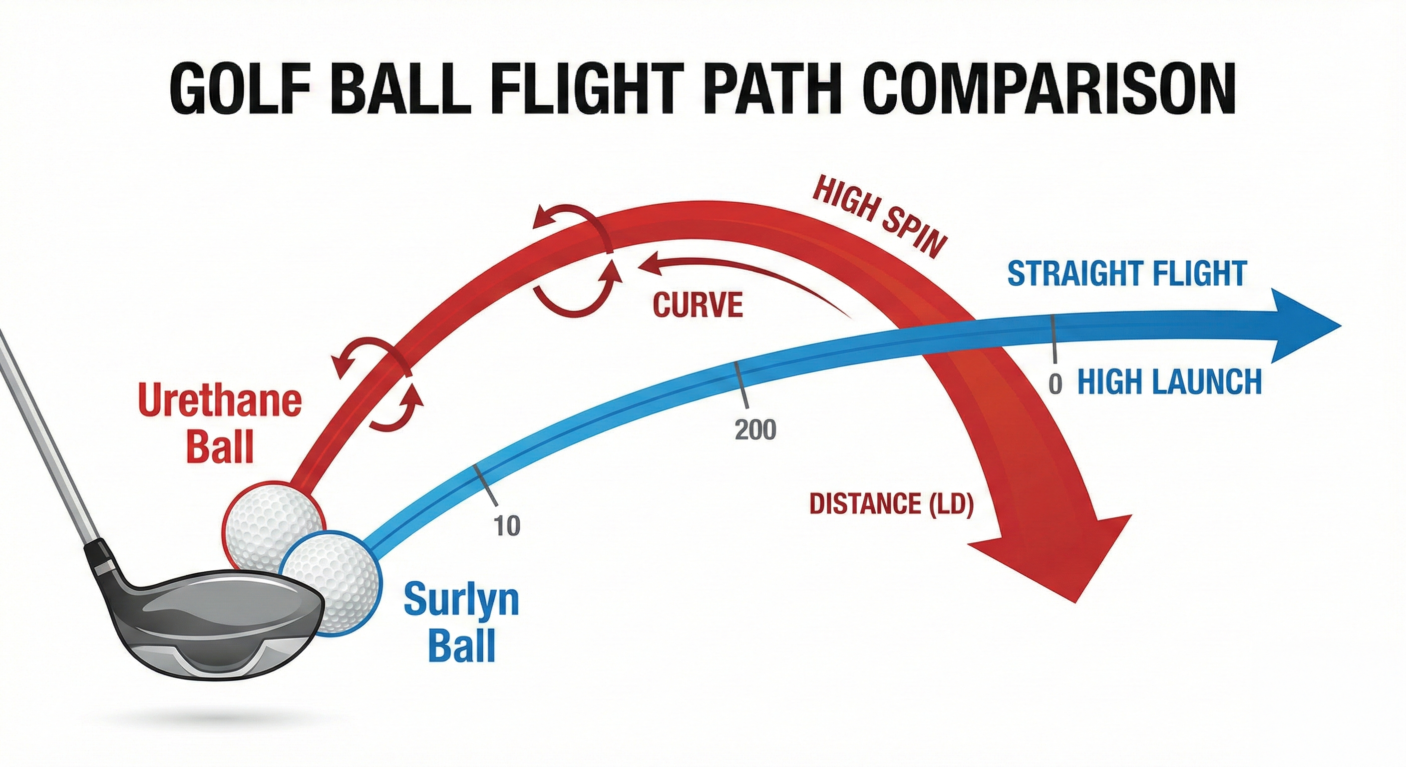 Full-Swing Performance: Spin and Distance