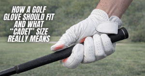 How a Golf Glove Should Fit And What “Cadet” Size Really Means Blog Header Image