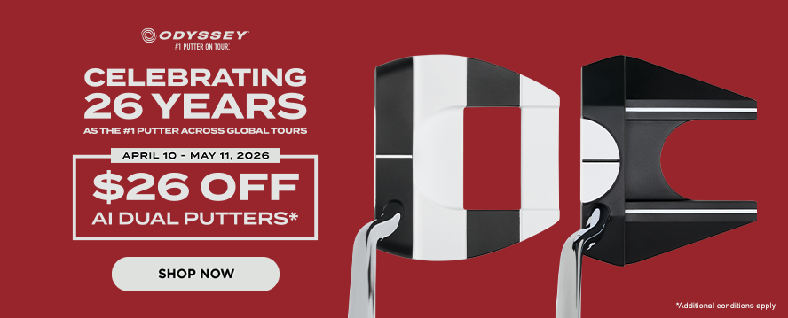 Odyssey Ai Dual Putters $26 dollars off promo
