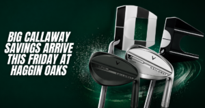 a blog header saying Big Callaway Savings Arrive This Friday at Haggin Oaks