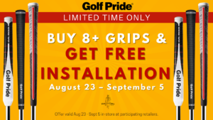 BUY 8+ GRIPS & GET FREE INSTALLATION AUG 23 - SEP 5 flyer
