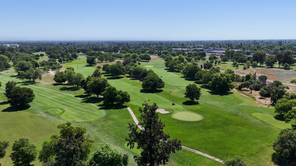 Arcade Creek Haggin Oaks Aerial Photo